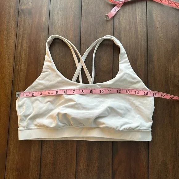 Lululemon EUC Energy Sports Bra White Size 12 - Picture 13 of 14